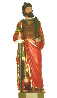 Mauritius- Statue aus Alsweiler Kirche
